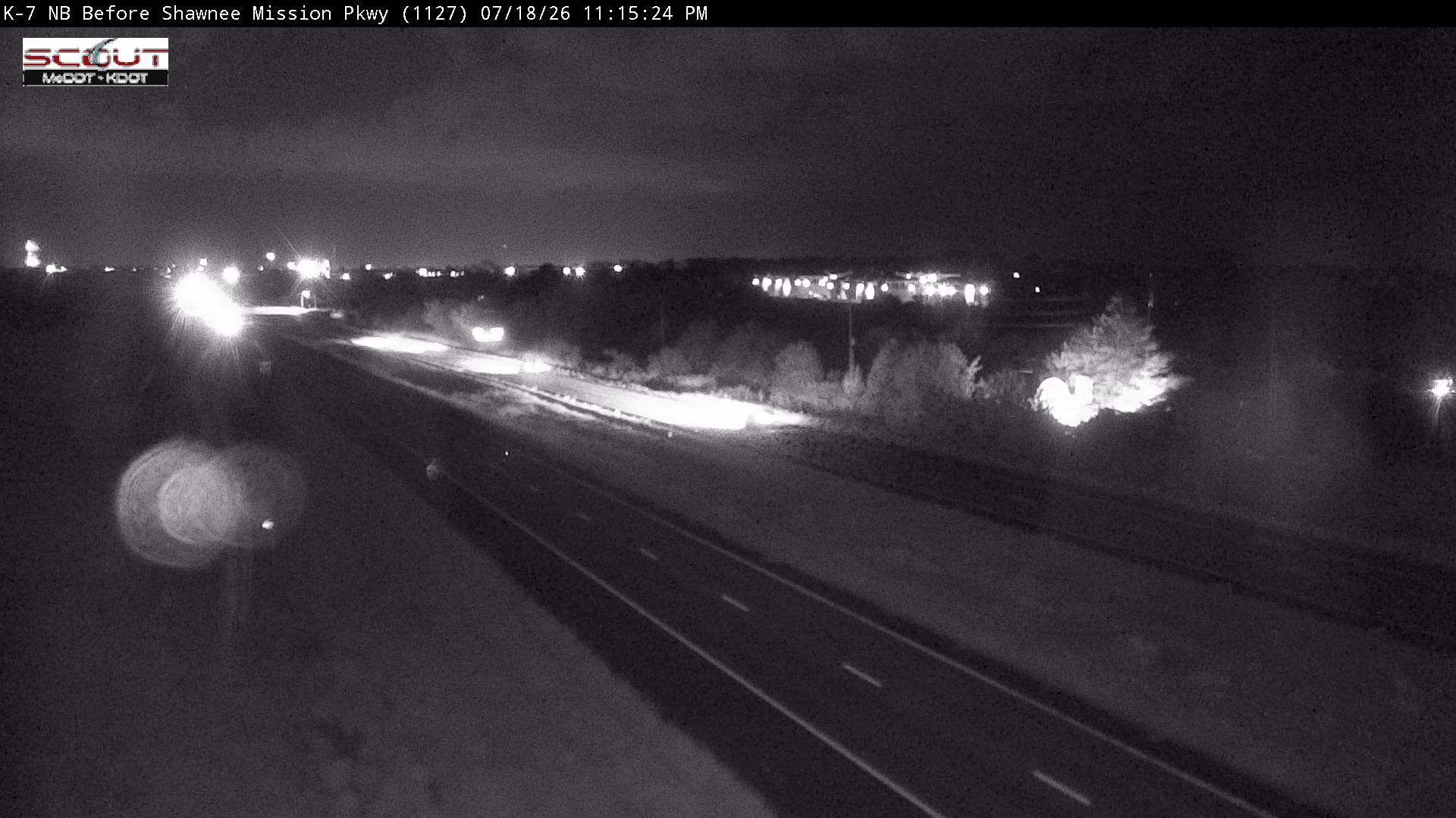 K-7 N @ S of Shawnee Mission Parkway