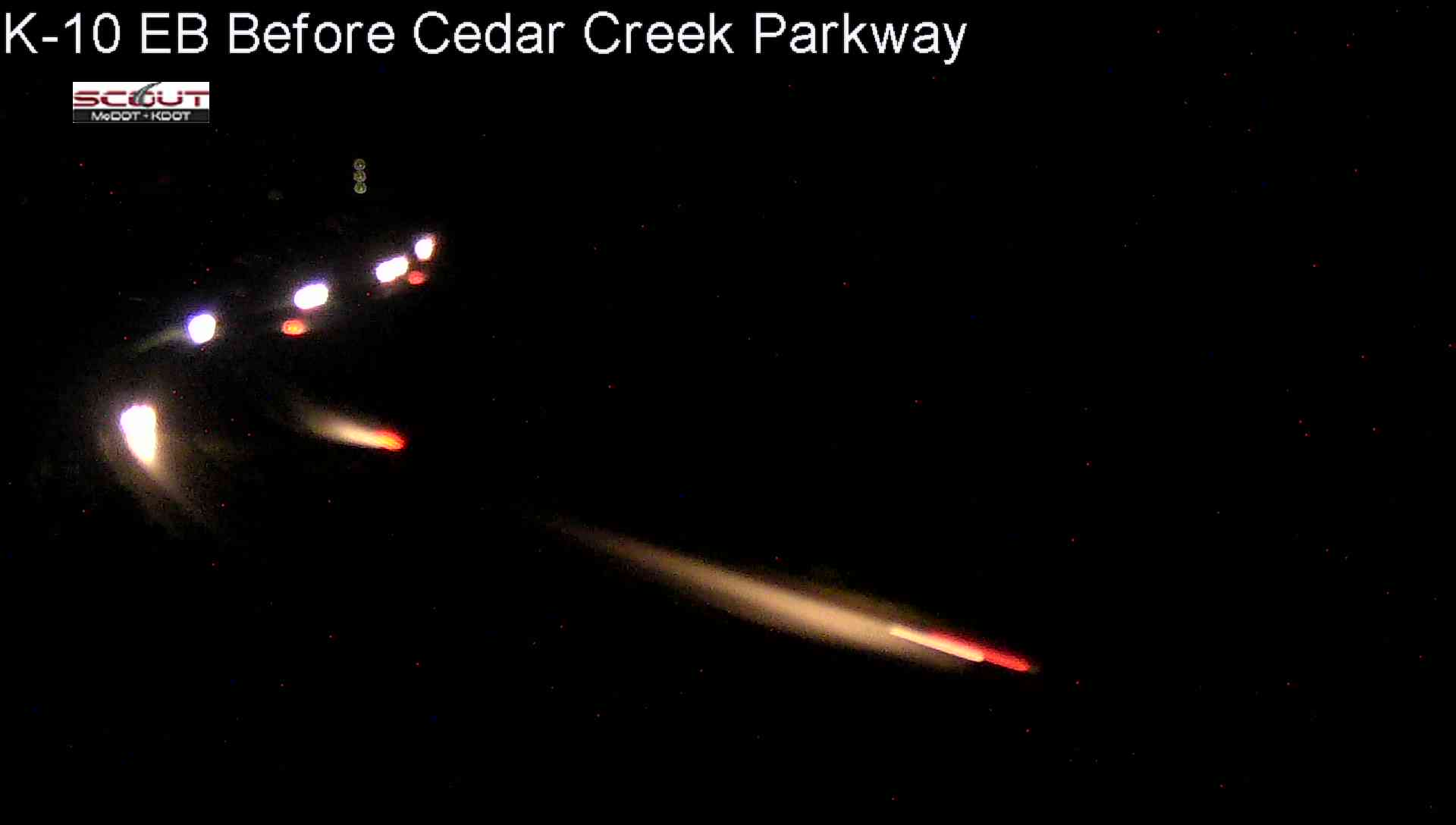 K-10 E @ Before Cedar Creek