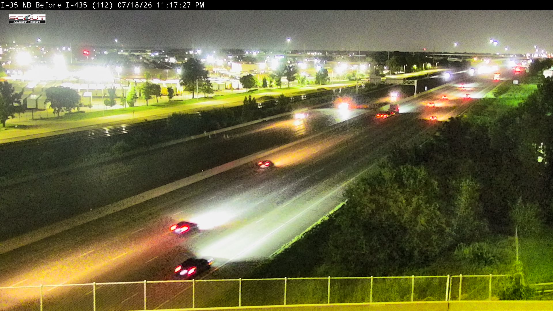 I-35 N @  S OF I-435