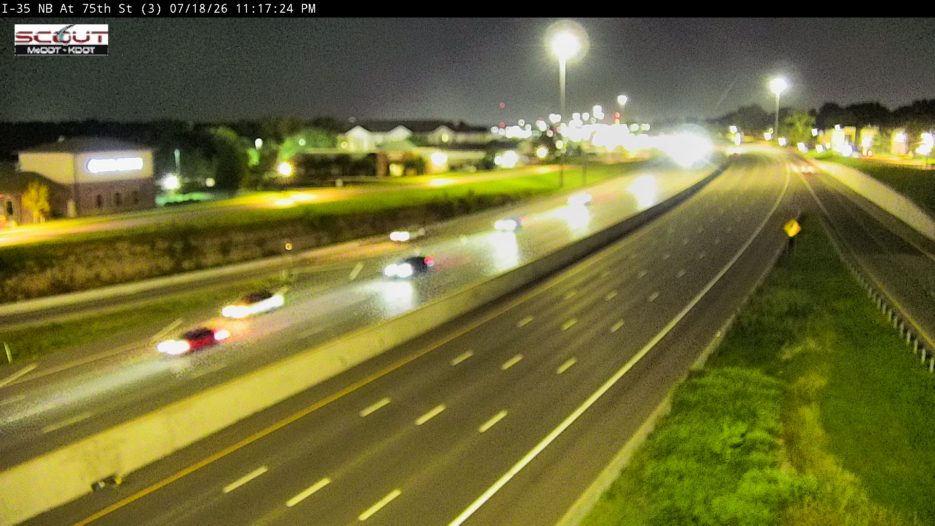 I-35 N @ 75TH ST