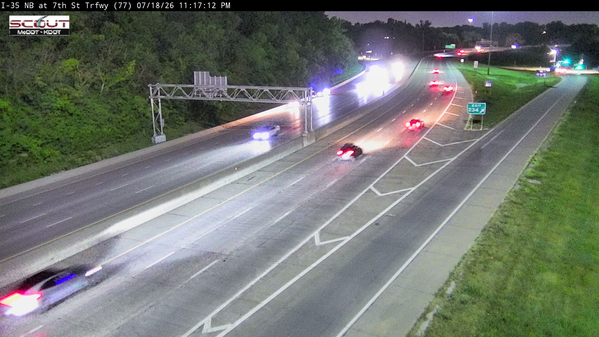 I-35 N @ 7TH ST TRAFFICWAY