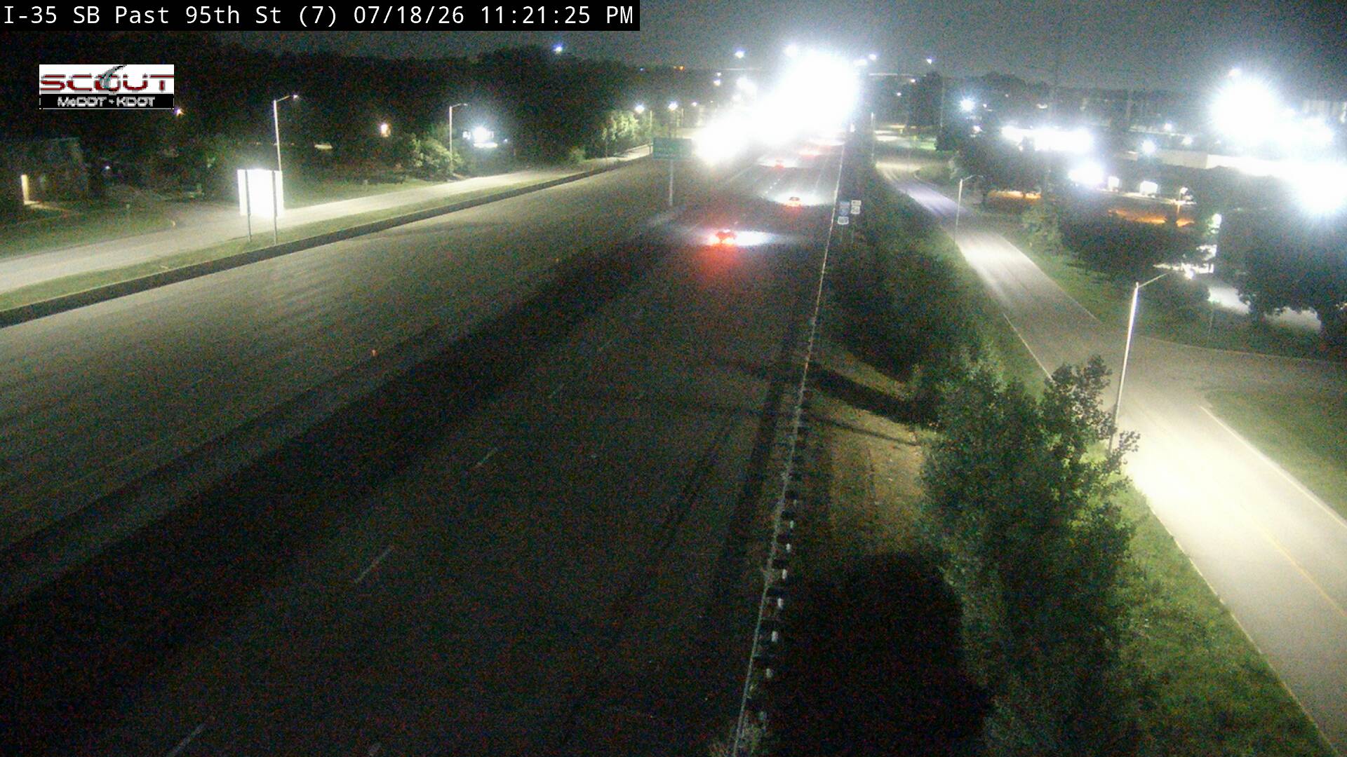 I-35 S @ S of 95TH ST