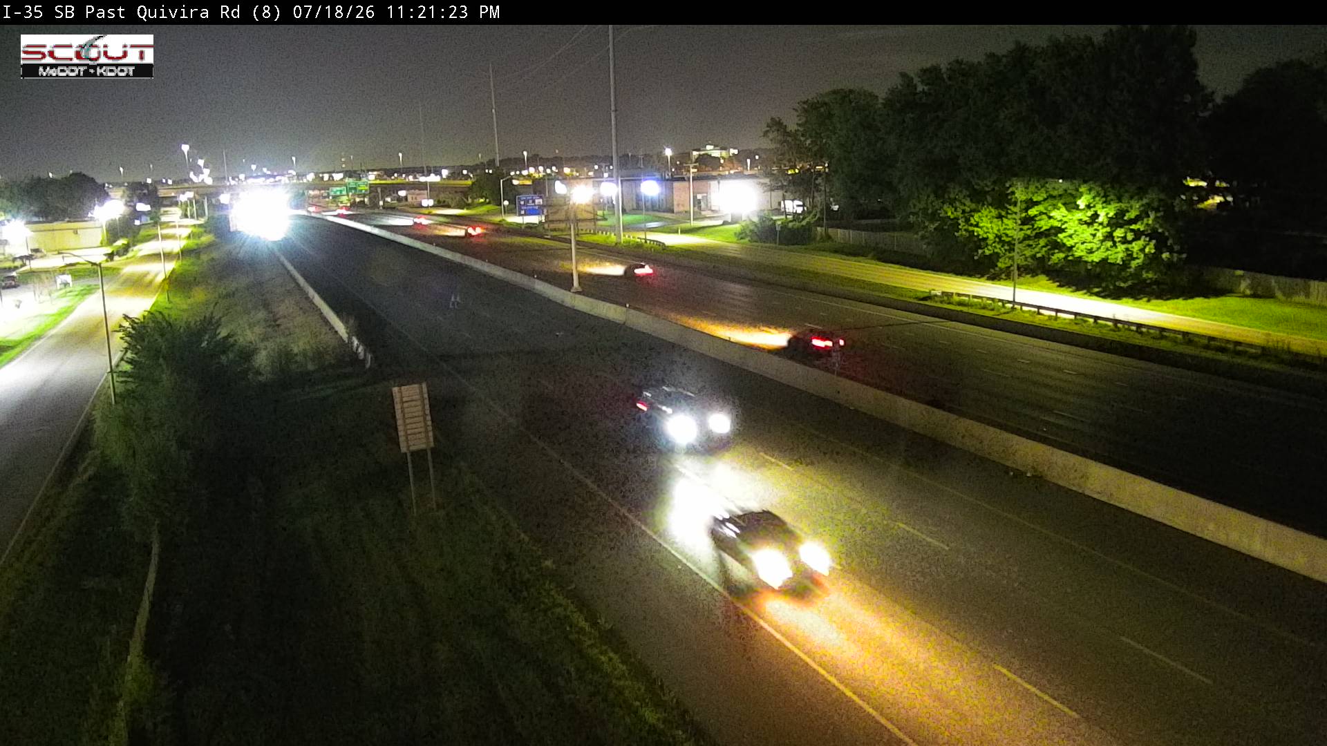 I-35 S @ QUIVIRA RD