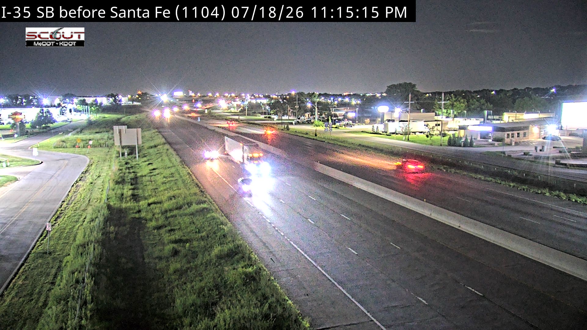 I-35 S BEFORE SANTA FE