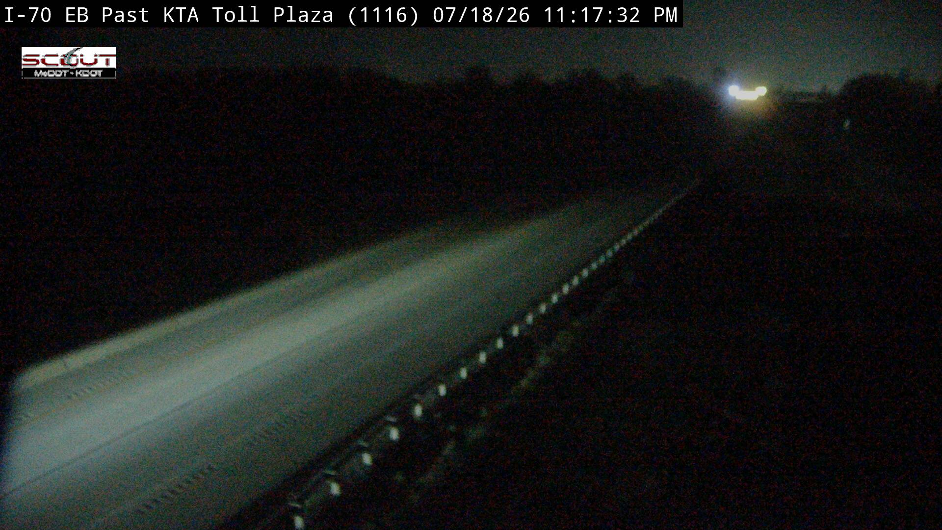 I-70 E @ East of KTA Toll Plaza