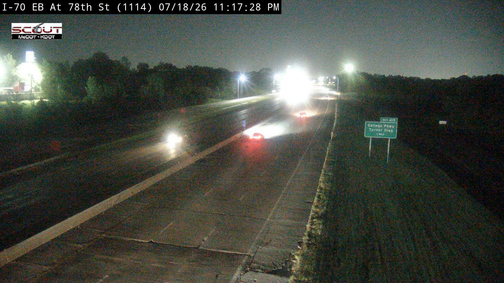 I-70 E @ 78th Street