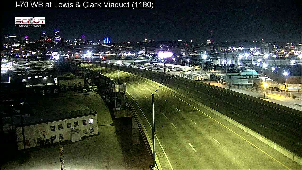 I-70 W @ Lewis & Clark Viaduct
