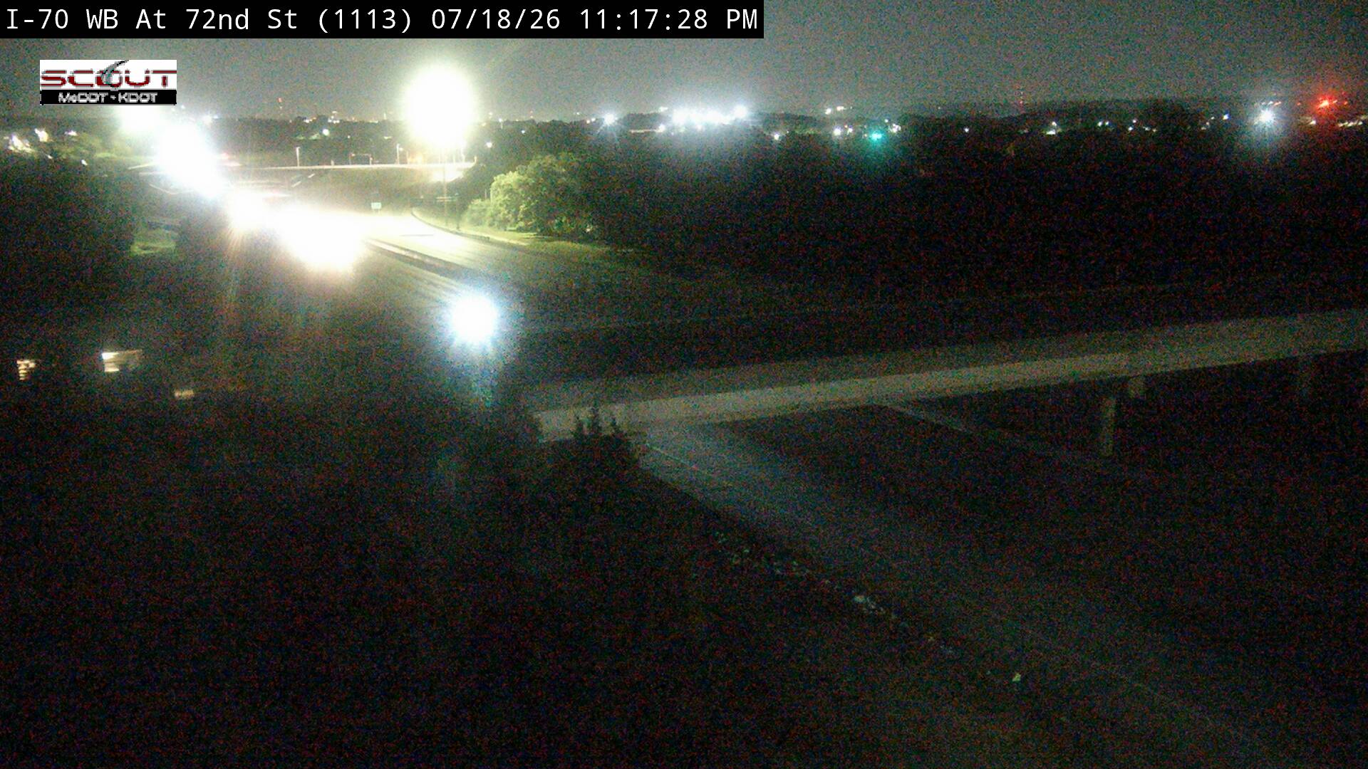 I-70 W @ 72nd Street