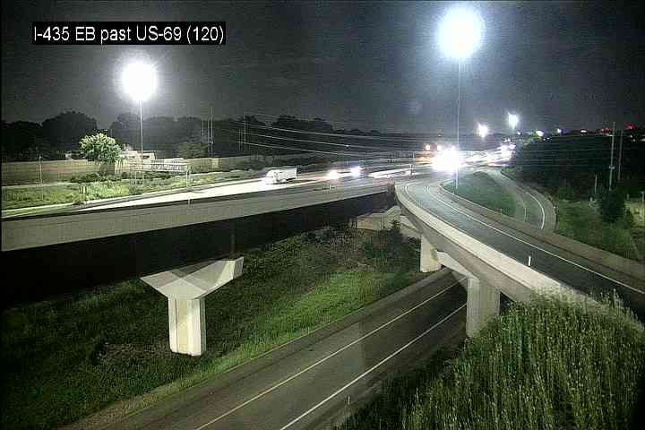 I-435 E @ EAST OF HWY 69