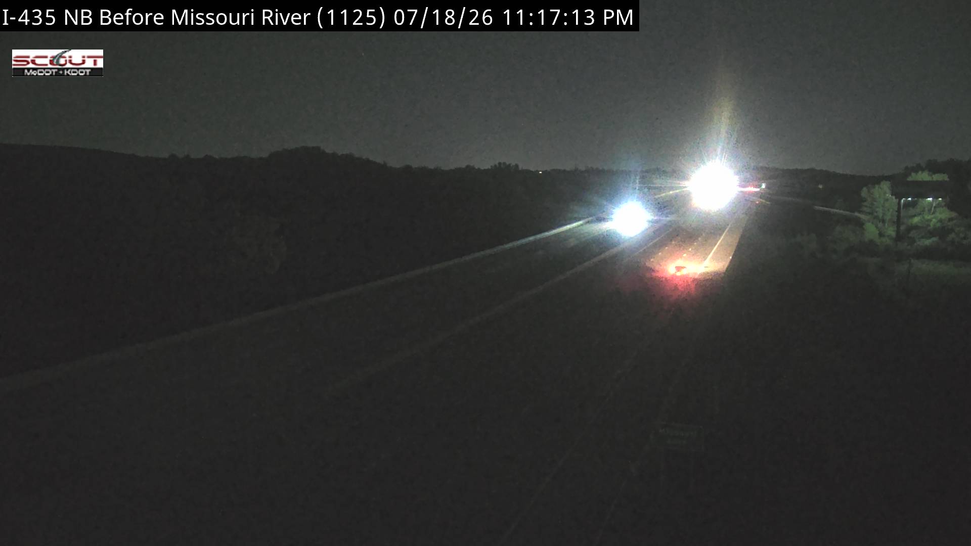I-435 N @ Before Missouri River
