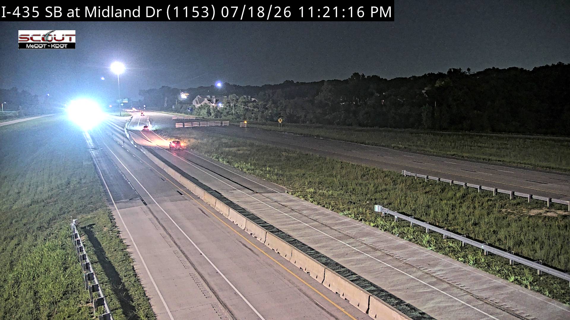 I-435 SB @ Midland Dr