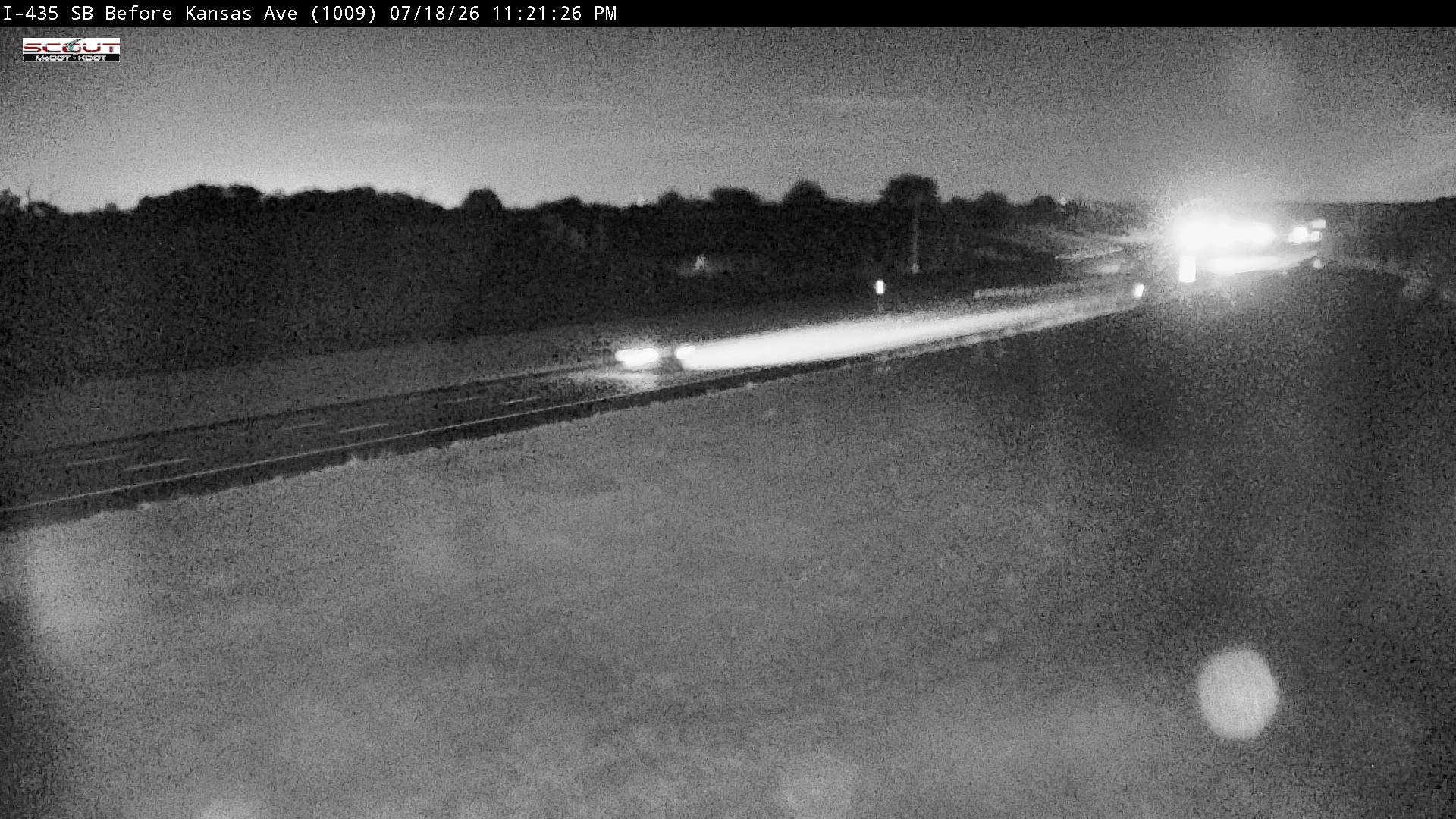 I-435 S @ NORTH OF KANSAS AVE