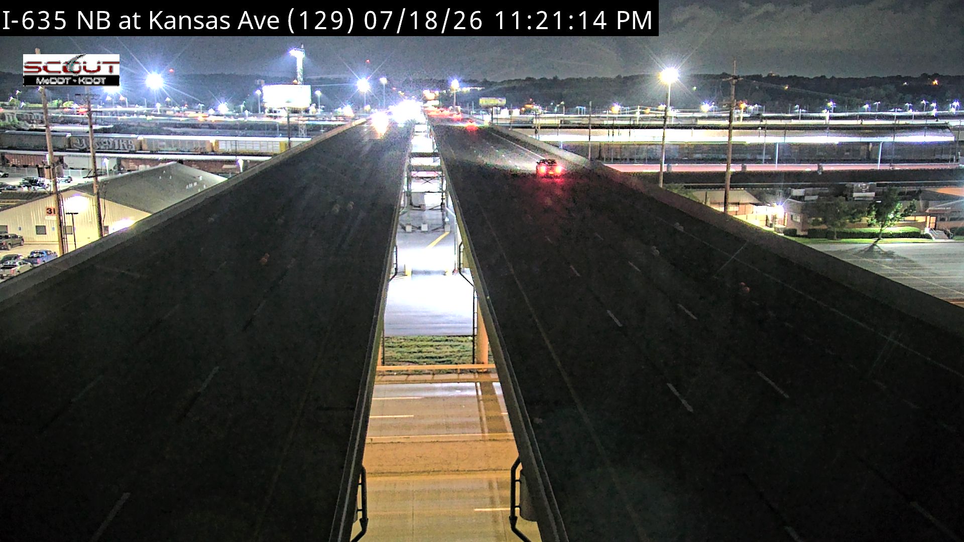 I-635 N @ at KANSAS AVE