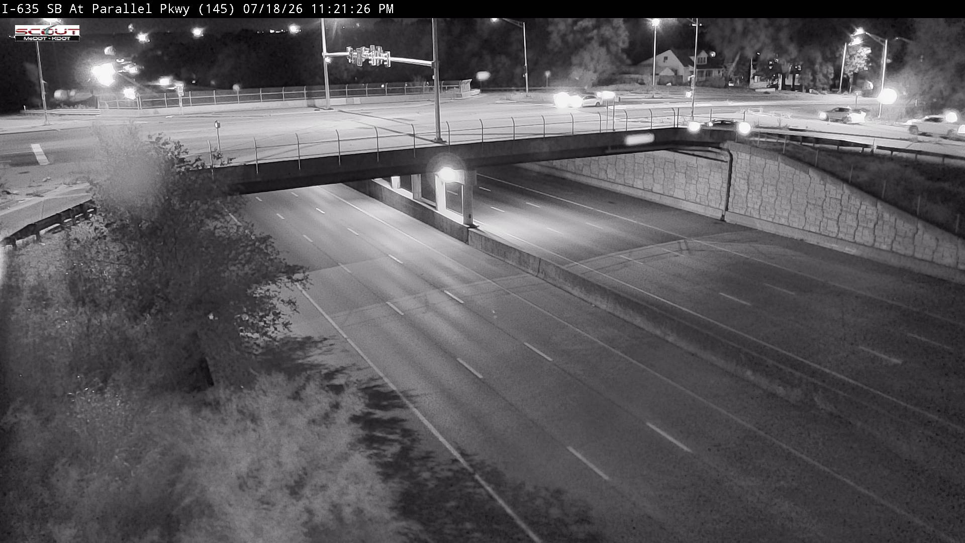 I-635 S @ Parallel Pkway