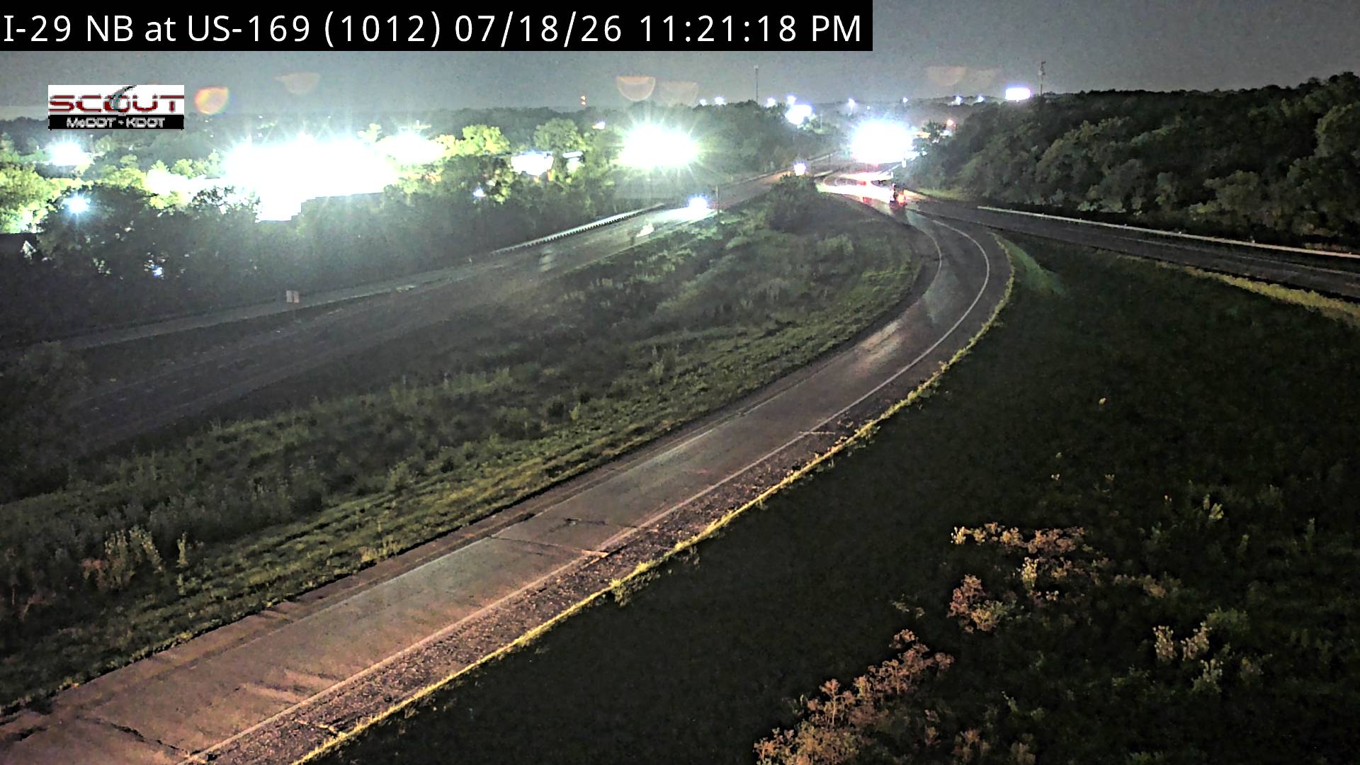 I-29 N @ at 169 Hwy