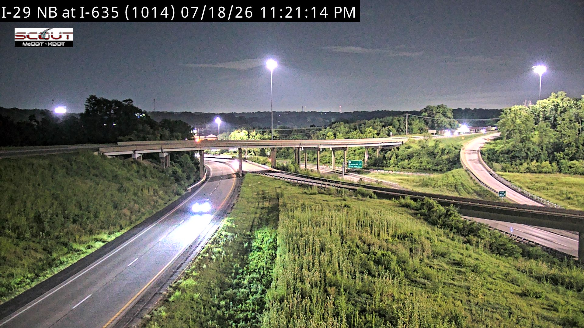 I-29 N @ at I-635