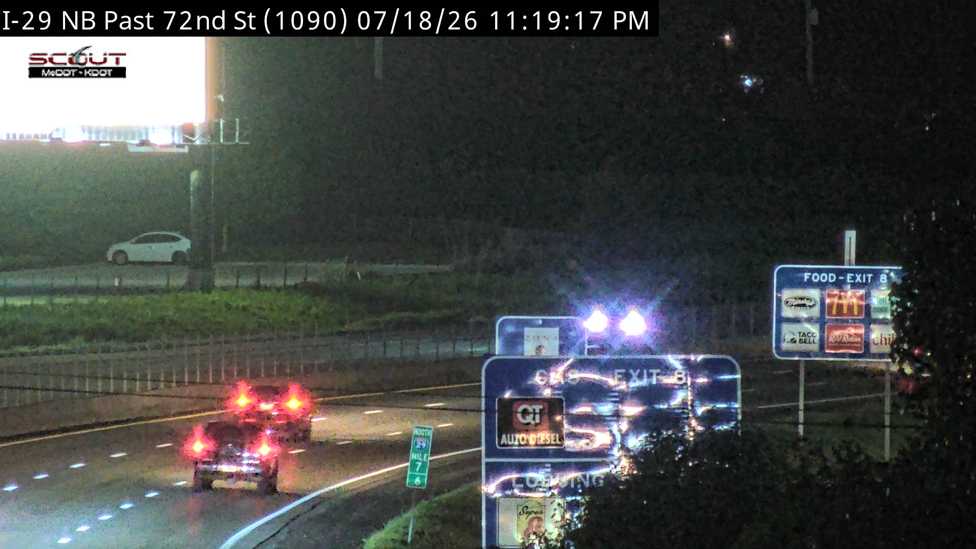 I-29 N @ North of 72nd Street