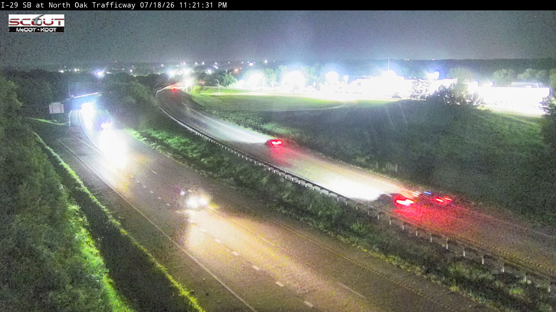 I-29 S @ North Oak Trafficway