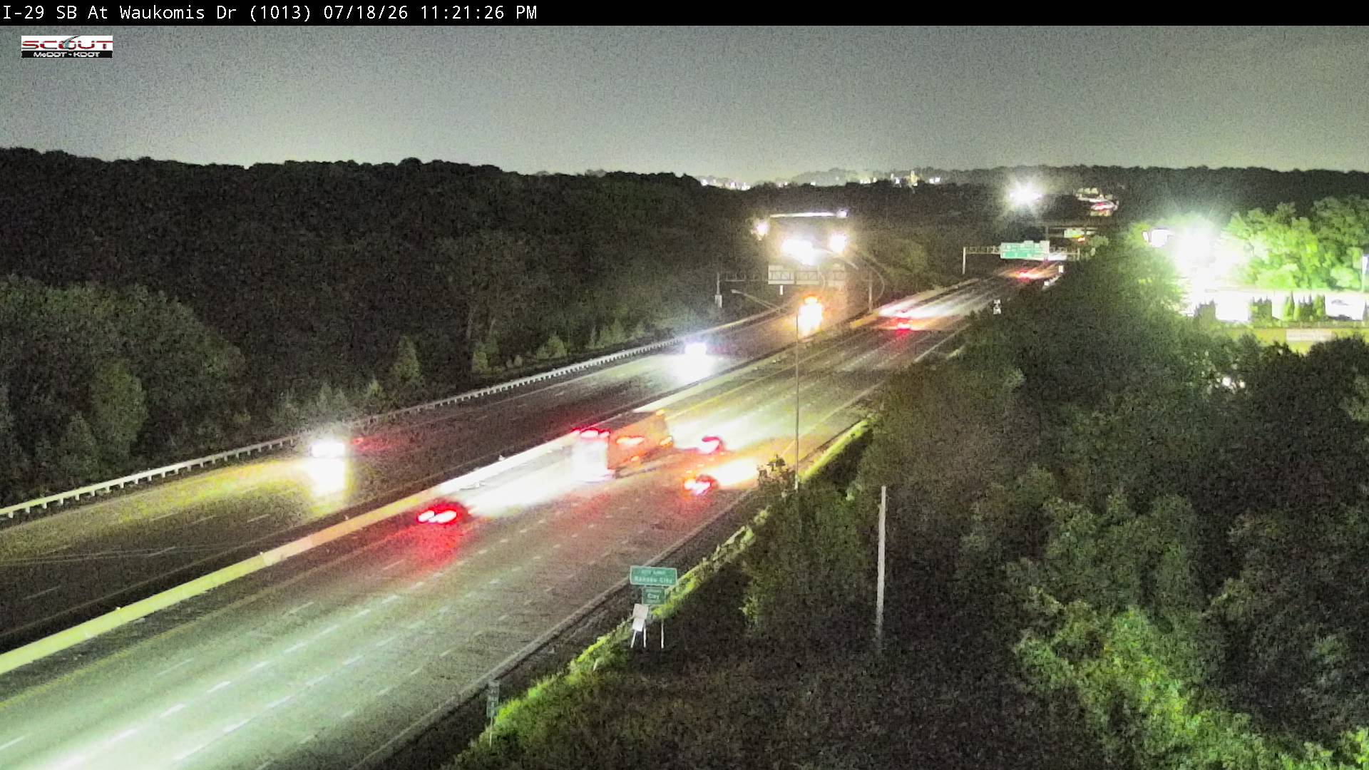 I-29 S @ at Waukomis Dr