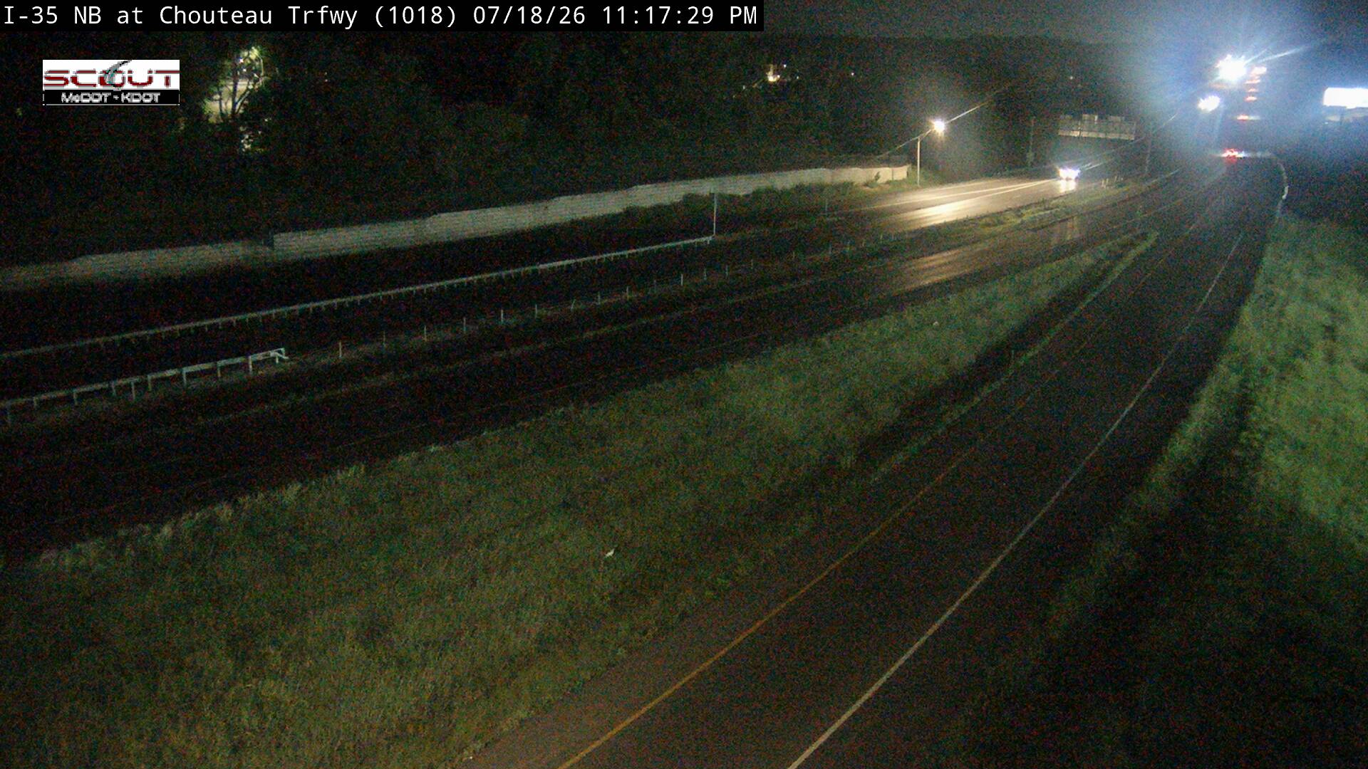 I-35 N @ at Chouteau Trfwy