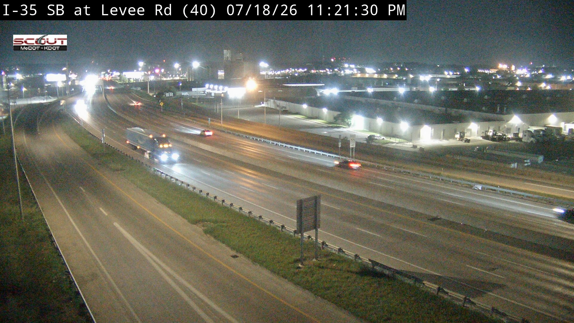 I-35 S @ LEVEE RD