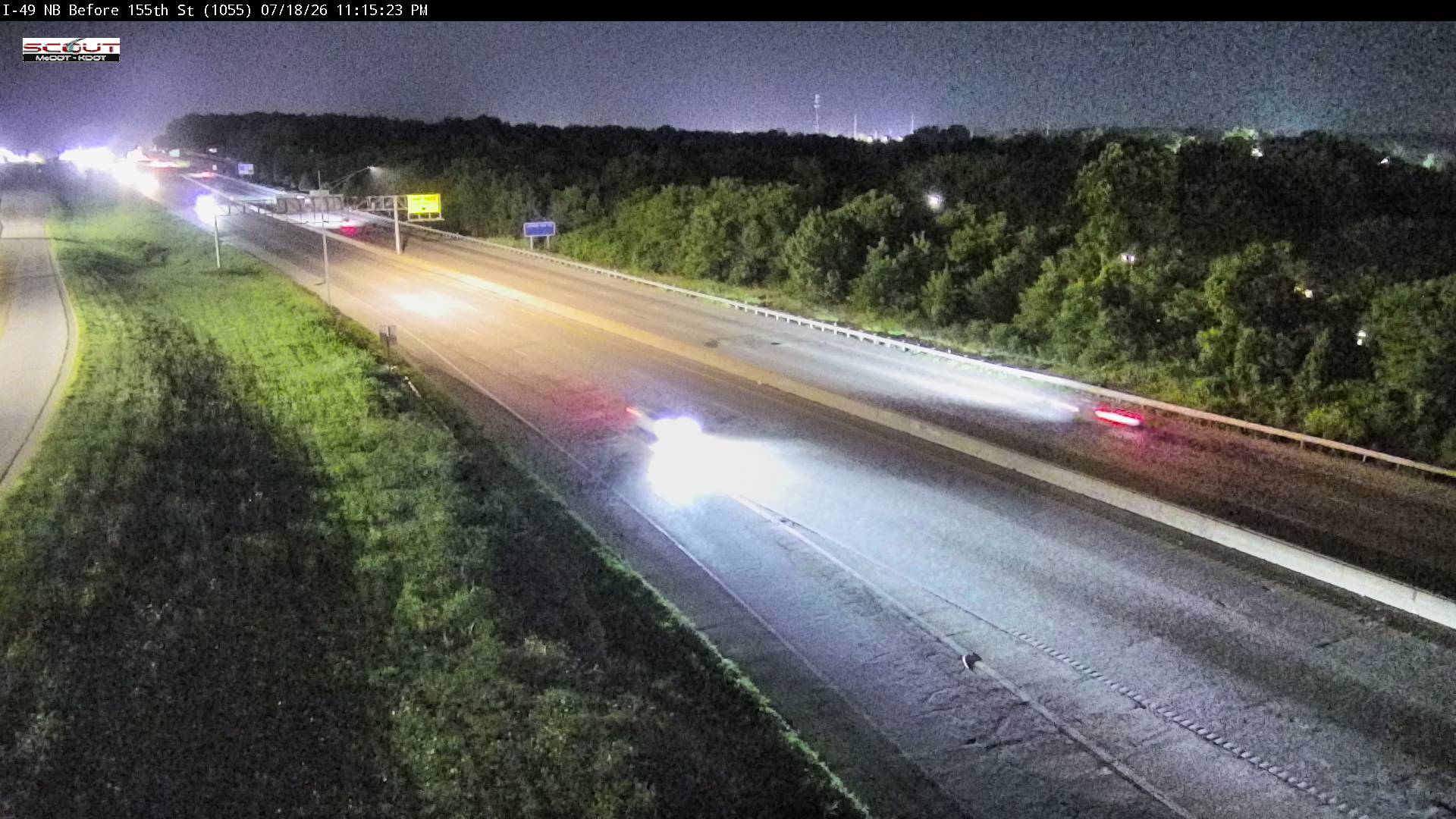 I-49 N @ Before 155th Street