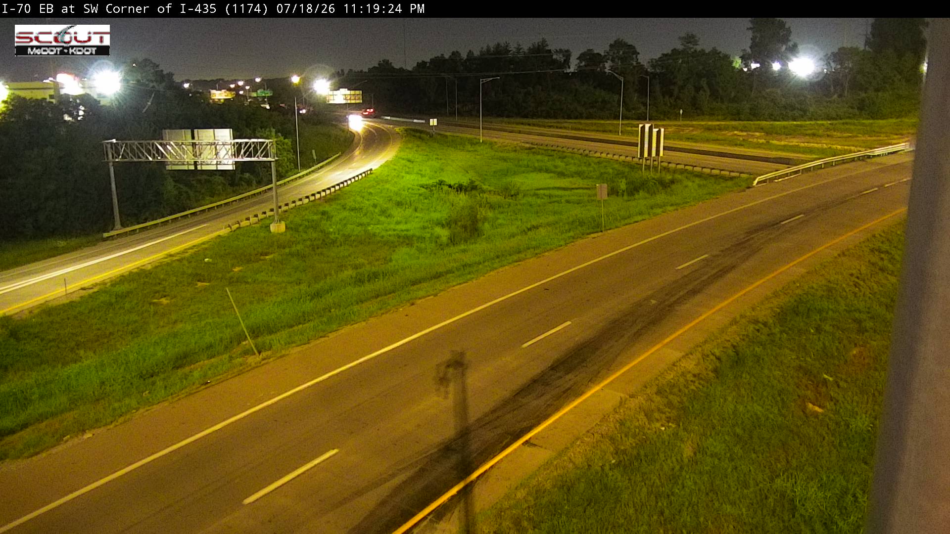 I-70 EB @ SW Corner of I-435