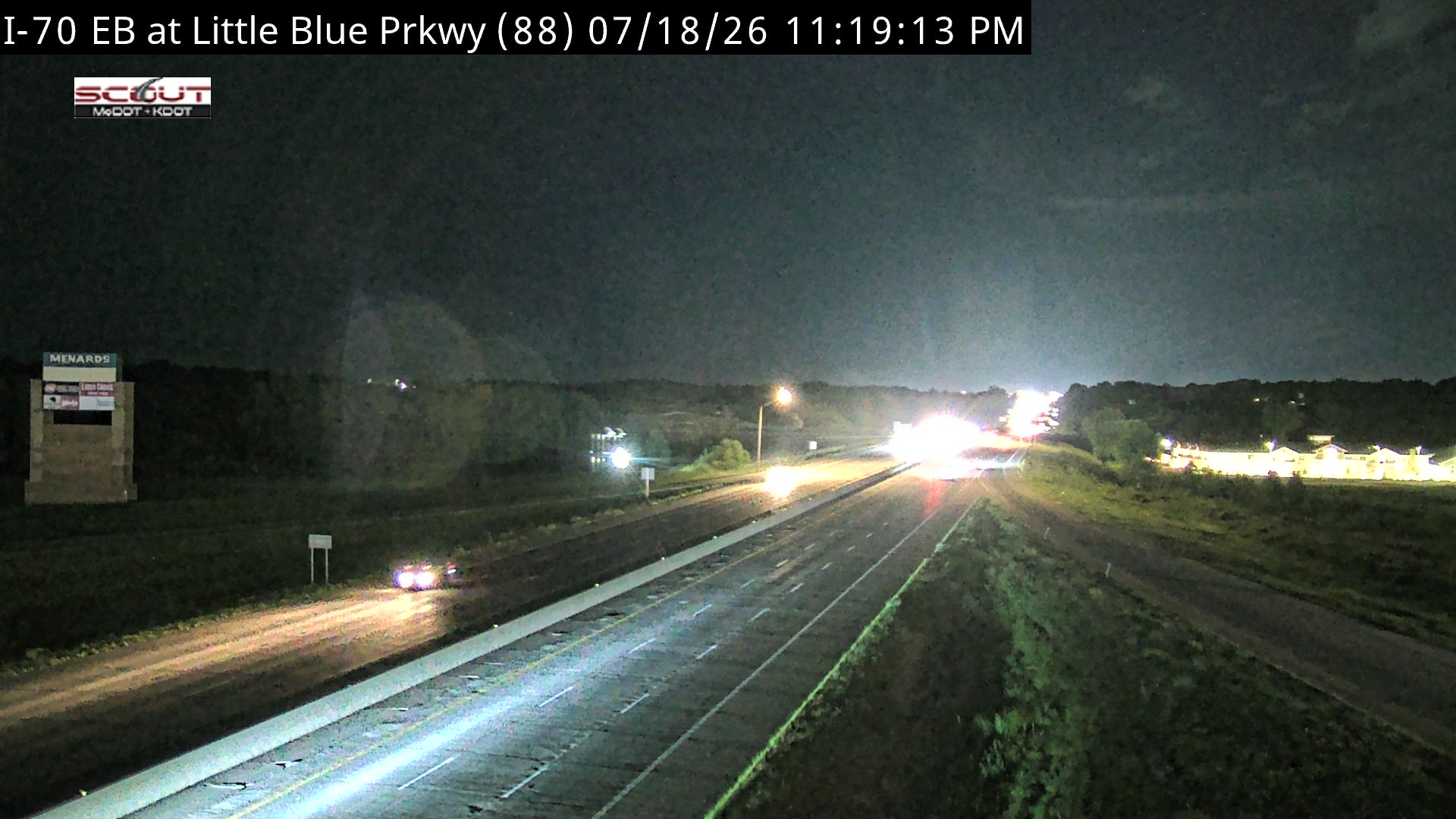 I-70 E @ LITTLE BLUE PKWY