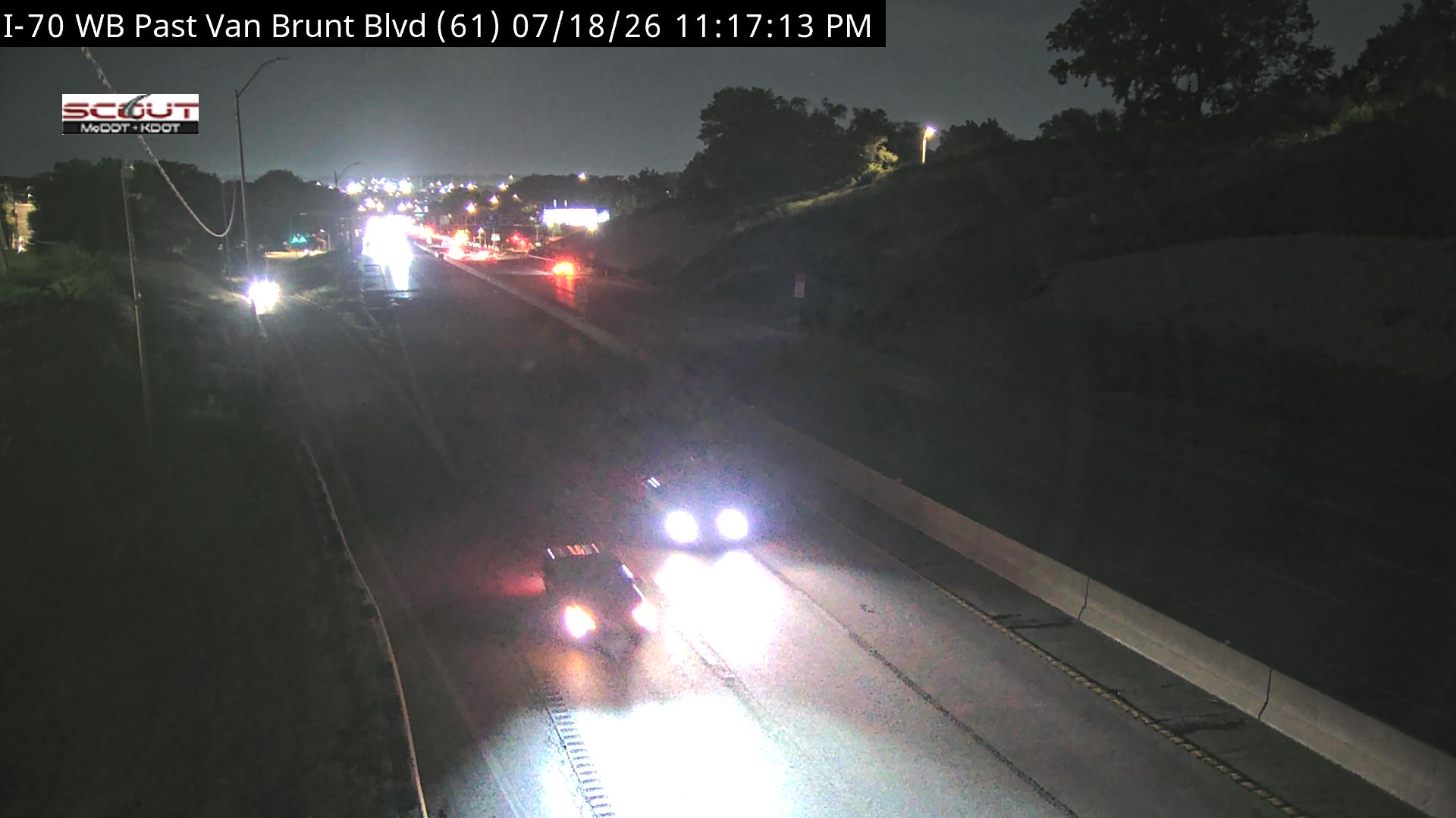 I-70 WB PAST VAN BRUNT