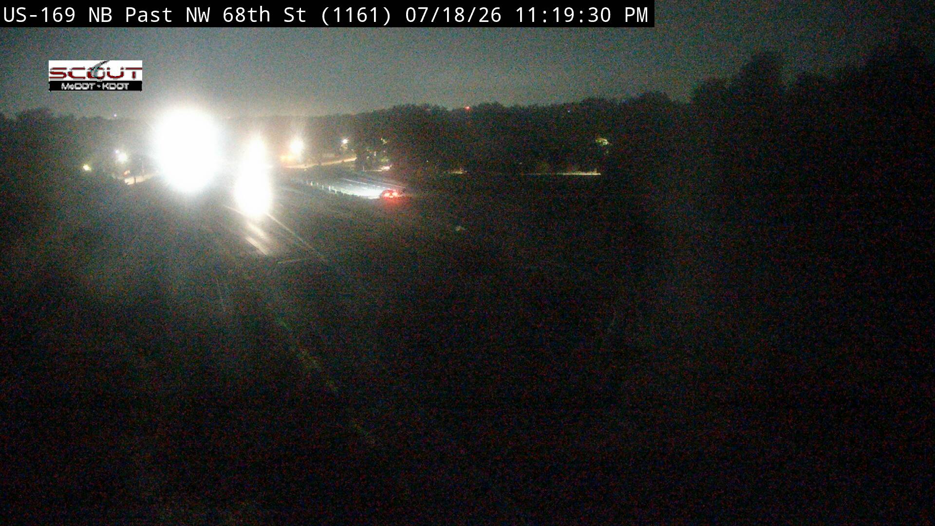 US-169 NB @ N of NW 68th St