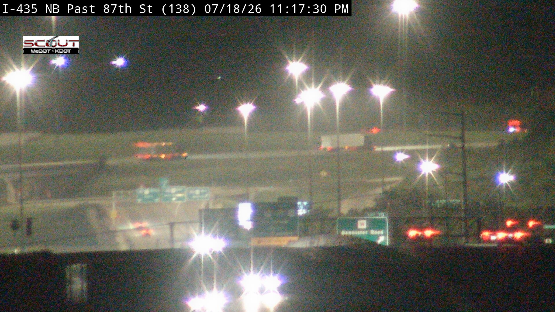 I-435 N @ NORTH OF 87TH ST