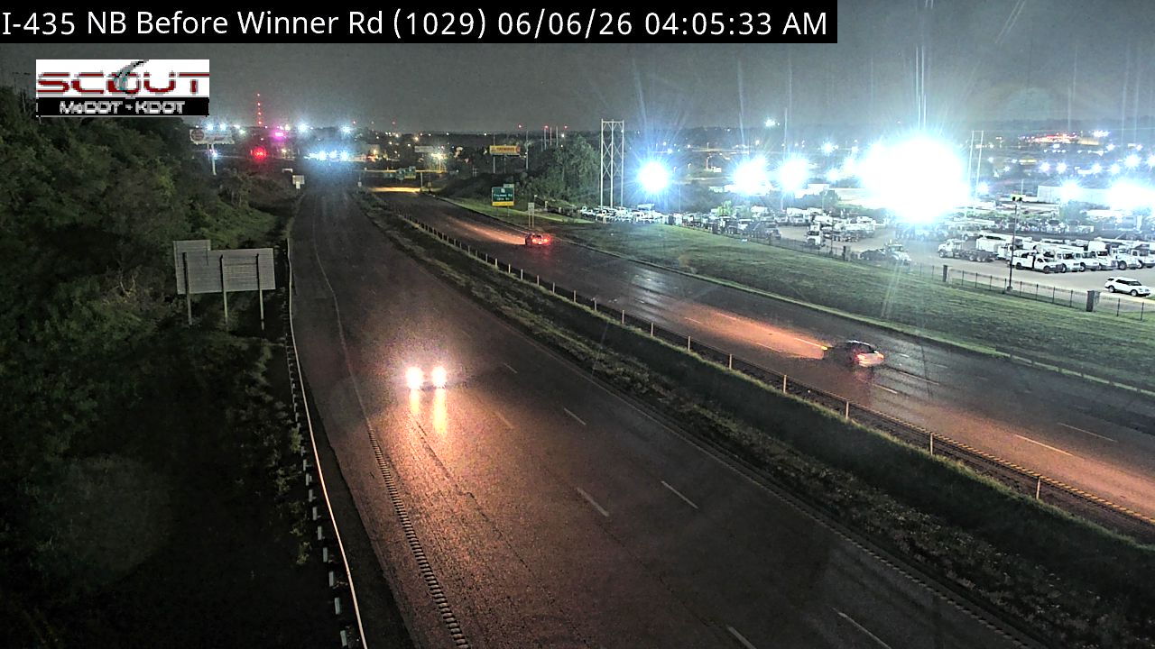 Live snapshot from I-435 N @ SOUTH OF WINNER RD