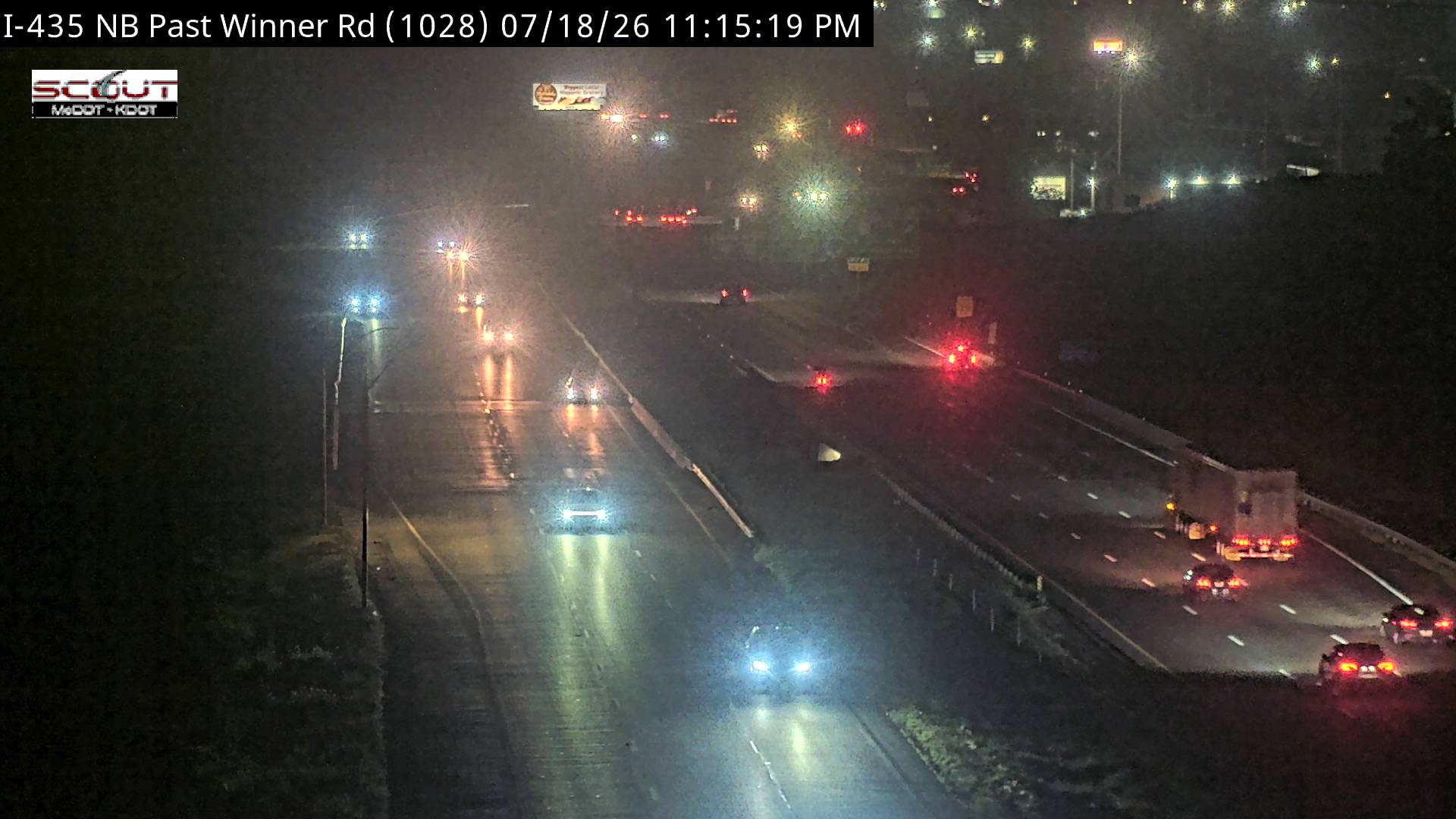 I-435 N @ NORTH OF WINNER RD