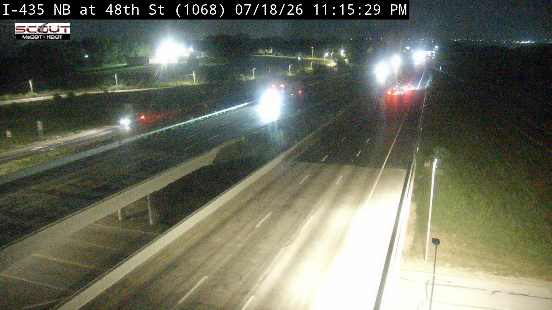I-435 N @ at 48th St