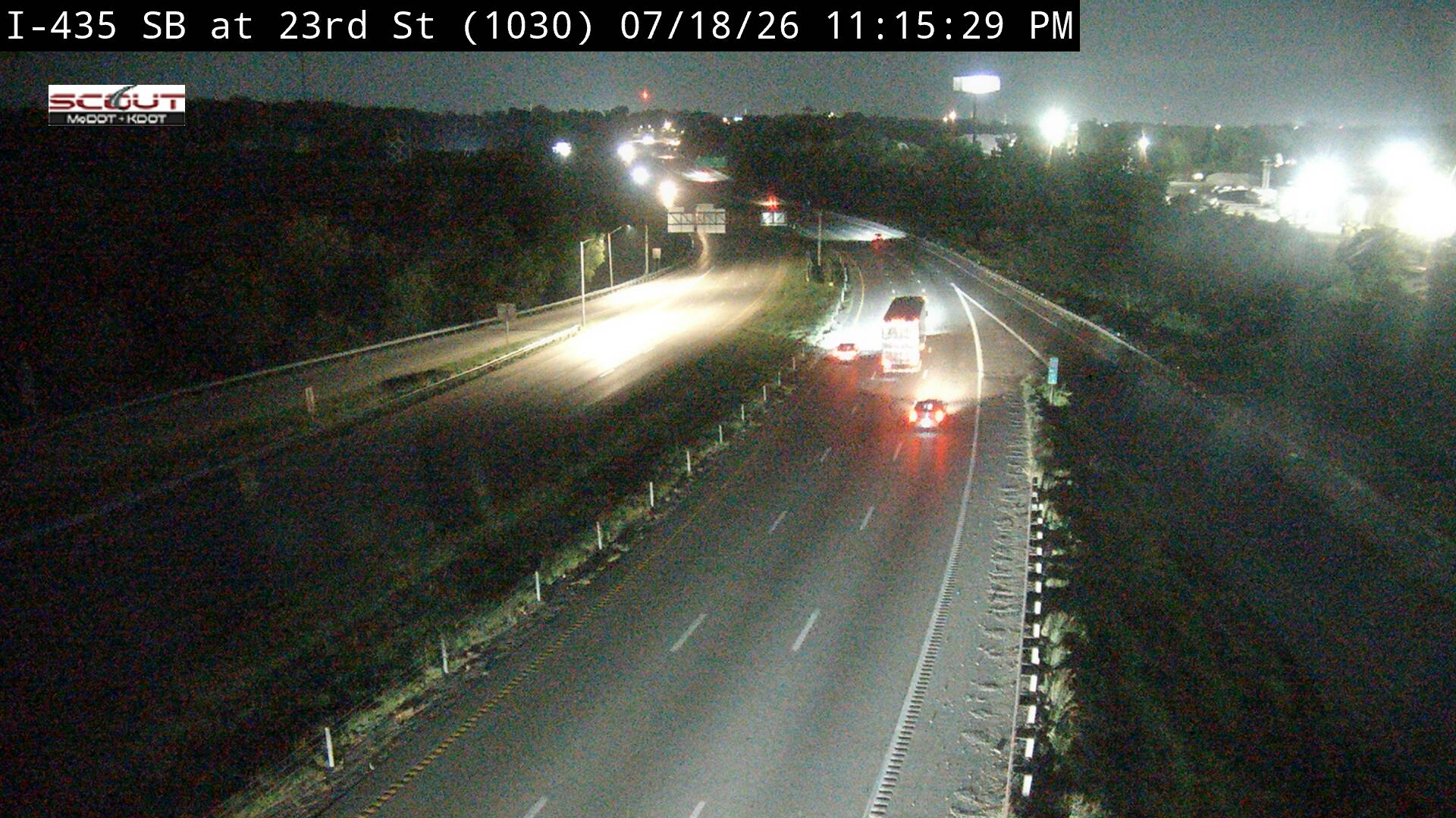 I-435 S @ at 23RD ST