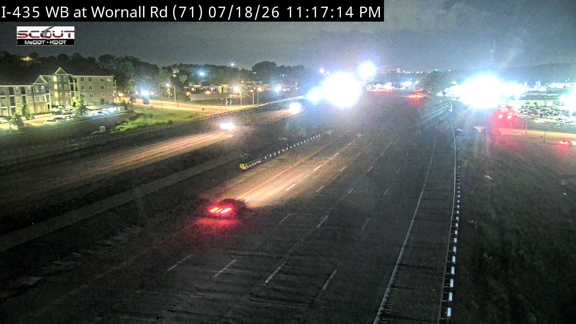 I-435 W @ WORNALL RD